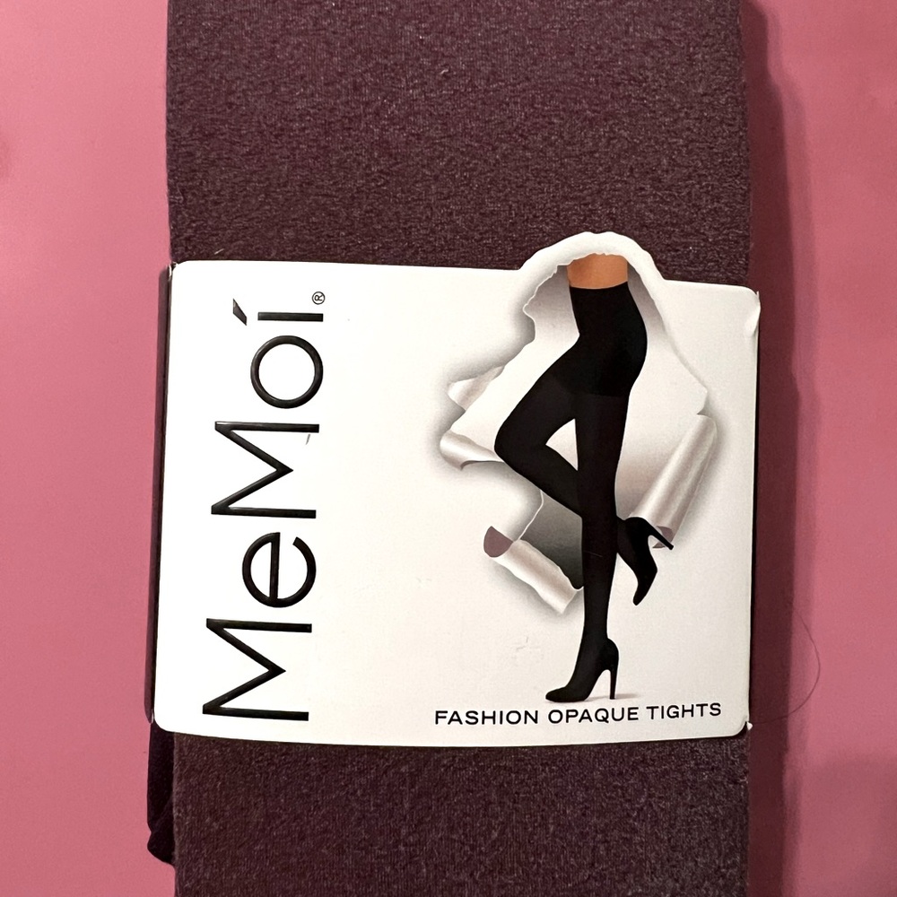 NWT MeMoi Opaque Tights M/L